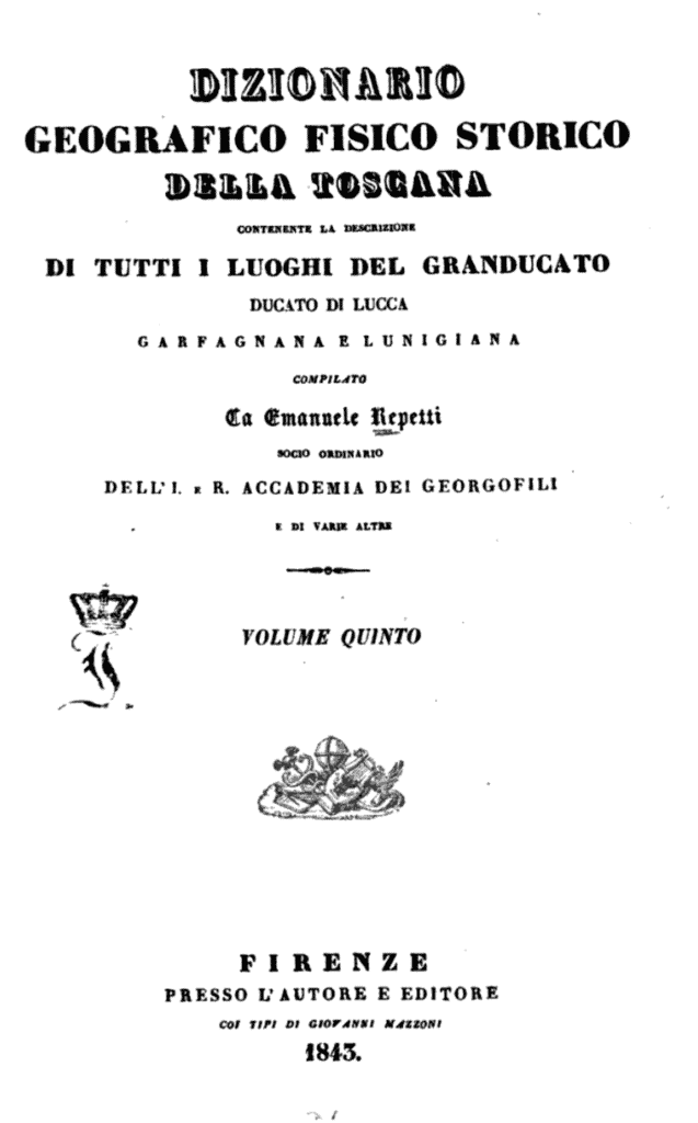 Dizionario della Toscana