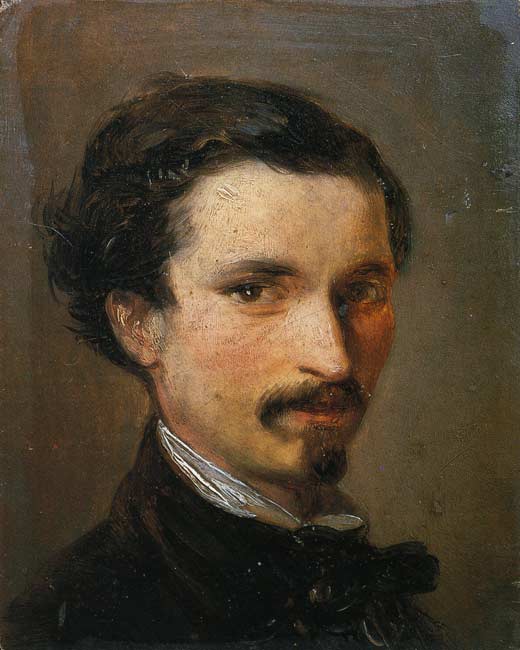 Silvestro Lega, autoritratto, 1861