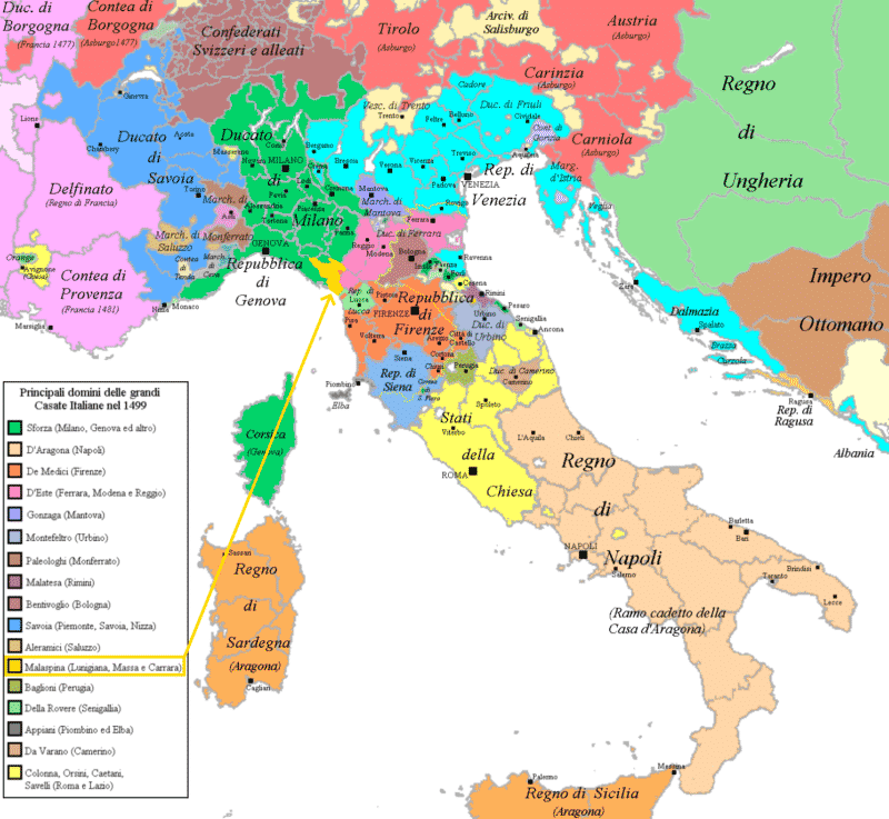 Italia 1499