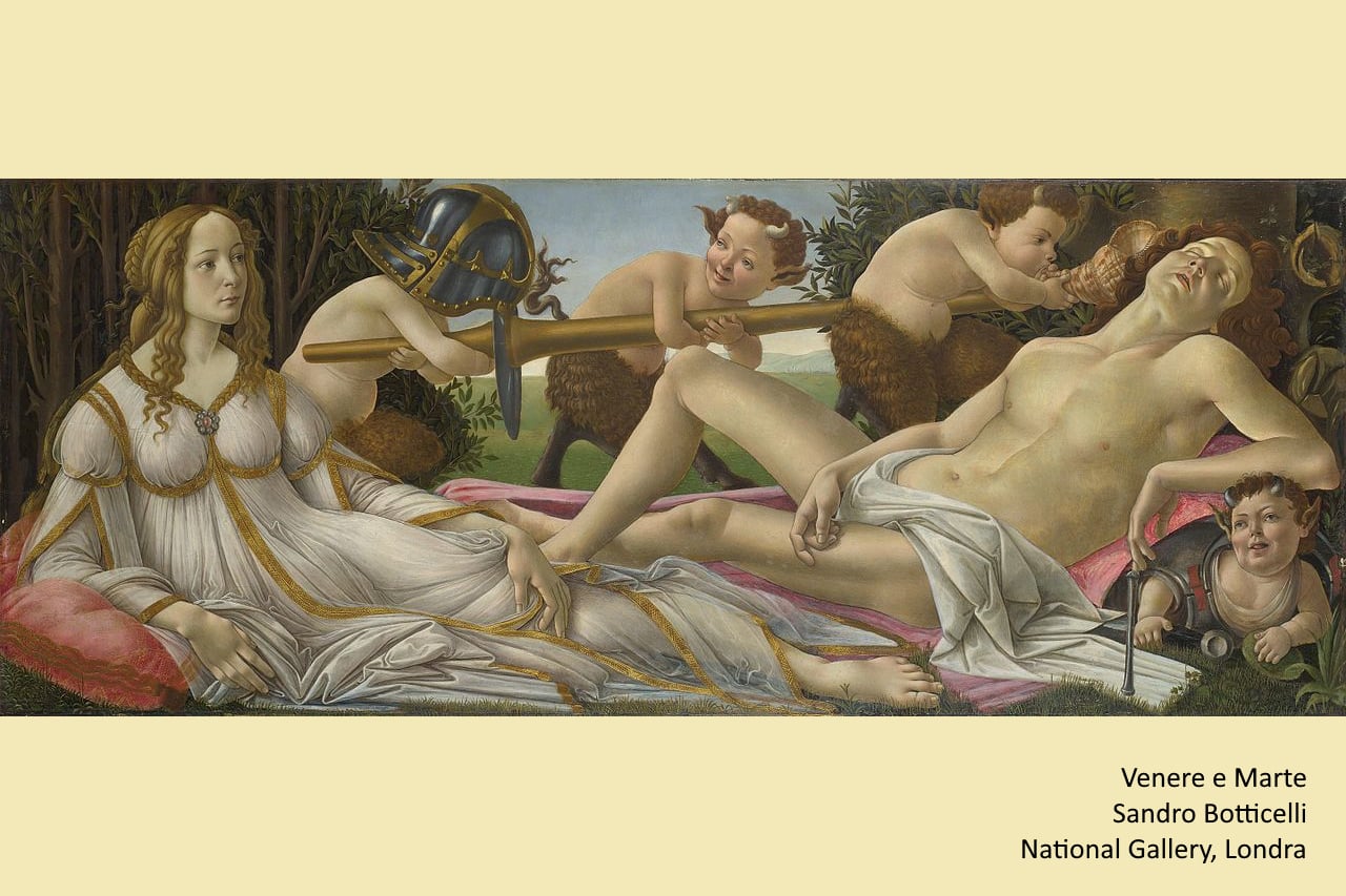 Sandro Botticelli, Venere e Marte. National Gallery, Londra